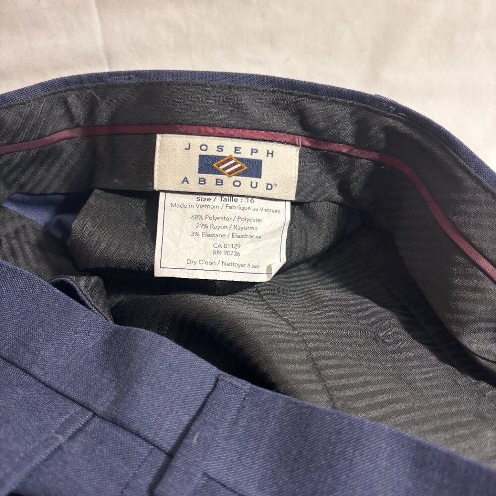 Joseph Abboud Sz 16 Navy dress pants